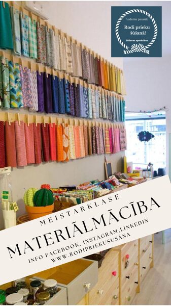   Seminārs - MATERIĀLMĀCĪBA 29.08.2024, PLKST 10.00-14.00, [1 nodarbība]